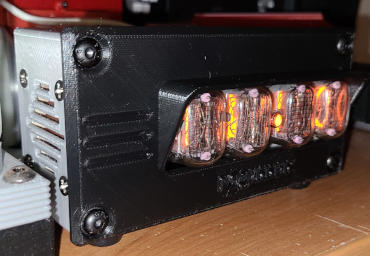 The box with a thick black front plate attached